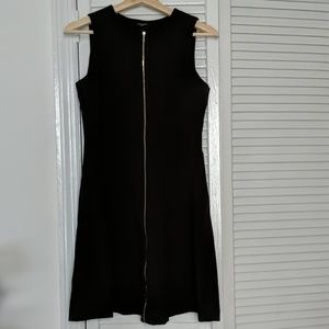 Ann Taylor Zipper Detail Fit and Flare Dress 2P